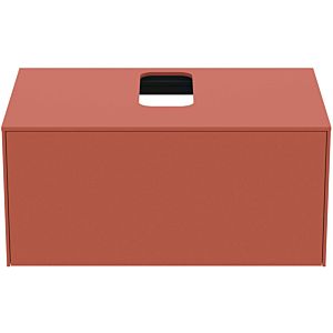 Ideal Standard vasque Conca T3929Y3 avec découpe, coulissant 2000 , 80x50,5x37 cm, centre, laqué mat Sunset