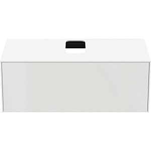 Ideal Standard Conca Waschtisch-Unterschrank T3930Y1 mit Ausschnitt, 1 Auszug, 100x50,5x37 cm, mittig, Weiß matt lackiert