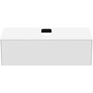 Ideal Standard Conca vanity unit T3931Y1 with cut-out, 2000 pull-out, 120x50.5x37 cm, center, white matt lacquered