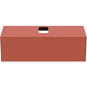 Ideal Standard Conca vanity unit T3931Y3 with cutout, 2000 pull-out, 120x50.5x37 cm, center, Sunset matt lacquered