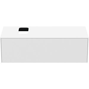 Ideal Standard vasque Conca T3932Y1 avec découpe, coulissant 2000 , 120x50,5x37 cm, droite / gauche, laqué blanc mat