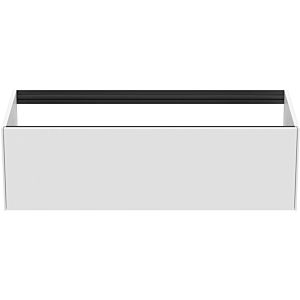 Ideal Standard vasque Conca T3933Y1 sans plan vasque, 2000 coulissant, 120x50,5x36 cm, laqué blanc mat