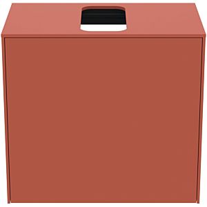 Ideal Standard Conca Waschtisch-Unterschrank T3934Y3 mit Ausschnitt, 1 Auszug, 60x37x55 cm, mittig, Sunset matt lackiert