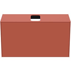 Ideal Standard Conca Waschtisch-Unterschrank T3936Y3 mit Ausschnitt, 1 Auszug, 100x37x55 cm, mittig, Sunset matt lackiert
