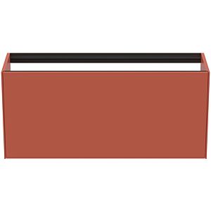 Ideal Standard Conca Waschtisch-Unterschrank T3939Y3 ohne Waschtisch-Platte, 1 Auszug, 120 x 37 x 54 cm, Sunset matt lackiert