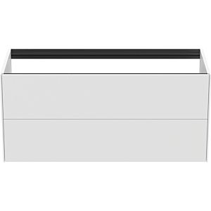 Ideal Standard Conca vanity unit T3945Y1 120x50.5x54cm, without vanity top, 2 pull-outs, matt white lacquered
