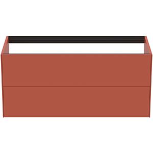 Ideal Standard Conca Waschtisch-Unterschrank T3945Y3 120x50,5x54cm, ohne Waschtisch-Platte, 2 Auszüge, Sunset matt lackiert