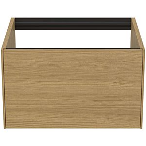 Ideal Standard Conca Waschtisch-Unterschrank T3982Y6 ohne Waschtisch-Platte, 1 Auszug, 60x50,5x36 cm, Eiche hell Furnier