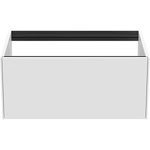 Ideal Standard Conca Waschtisch-Unterschrank T3985Y1 ohne Waschtisch-Platte, 1 Auszug, 80x50,5x36 cm, Weiß matt lackiert