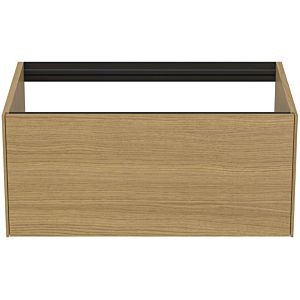 Ideal Standard Conca Waschtisch-Unterschrank T3985Y6 ohne Waschtisch-Platte, 1 Auszug, 80x50,5x36 cm, Eiche hell Furnier