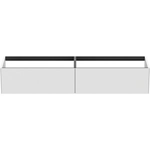 Ideal Standard Conca vanity unit T3987Y1 without vanity top, 2 pull-outs, 200x50.5x36 cm, matt white lacquered