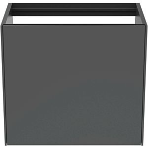 Ideal Standard Conca Waschtisch-Unterschrank T3991Y2 ohne Waschtisch-Platte, 1 Auszug, 60 x 37 x 54 cm, Anthrazit matt lackiert