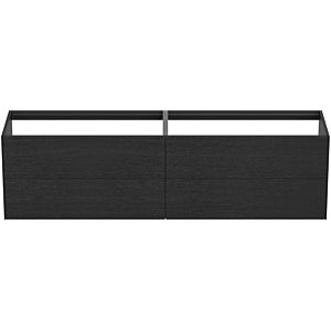 Ideal Standard Conca vanity unit T3993Y4 without vanity top, 4 pull-outs, 200x50.5x54 cm, flamed oak veneer