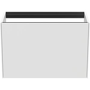 Ideal Standard Conca Waschtisch-Unterschrank T3994Y1 ohne Waschtisch-Platte, 1 Auszug, 80 x 37 x 54 cm, Weiß matt lackiert