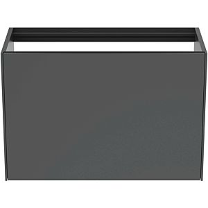 Ideal Standard vasque Conca T3994Y2 sans plan vasque, 2000 coulissant, 80 x 37 x 54 cm, laqué anthracite mat