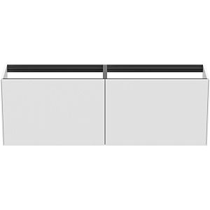 Ideal Standard Conca Waschtisch-Unterschrank T3996Y1 ohne Waschtischplatte, 2 Auszüge, 160 x 37 x 54 cm, Weiß matt lackiert