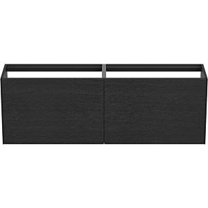 Ideal Standard Conca vanity unit T3996Y4 without vanity top, 2 pull-outs, 160 x 37 x 54 cm, flamed oak veneer