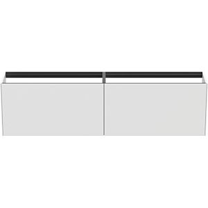 Ideal Standard Conca Waschtisch-Unterschrank T3999Y1 ohne Waschtischplatte, 2 Auszüge, 200 x 37 x 54 cm, Weiß matt lackiert