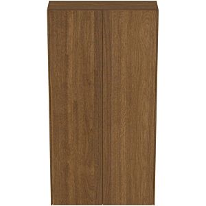 Ideal Standard Meuble Ideal Standard Conca T4107Y5 72x25x140cm, 2 portes, placage noyer foncé