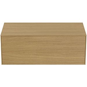 Ideal Standard Conca Waschtisch-Unterschrank T4313Y6 ohne Ausschnitt, 1 Auszug, 100x50,5x37 cm, Eiche hell Furnier