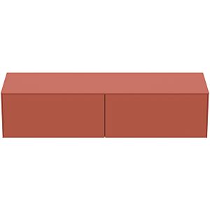 Ideal Standard Conca vanity unit T4315Y3 without cut-out, 2 pull-outs, 160x50.5x37 cm, Sunset matt lacquered