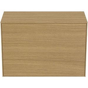 Ideal Standard Conca vanity unit T4318Y6 without cut-out, 2000 pull-out, 80 x 37 x 55 cm, Eiche hell veneer