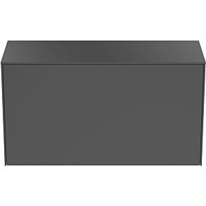 Ideal Standard vasque Conca T4319Y2 sans découpe, coulissant 2000 , 100 x 37 x 55 cm, laqué anthracite mat