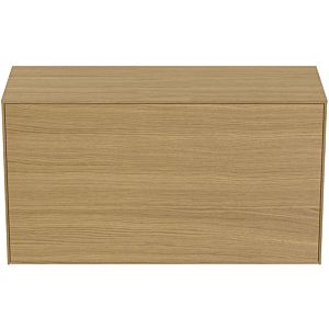 Ideal Standard vasque Conca T4319Y6 sans découpe, coulissant 2000 , 100 x 37 x 55 cm, placage Eiche hell