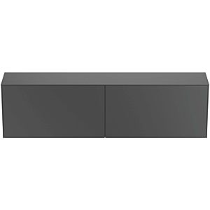Ideal Standard T4332Y2 sans découpe, 2 tiroirs, 200 x 37 x 55 cm, laqué anthracite mat