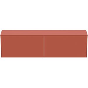 Ideal Standard Waschtisch-Unterschrank T4332Y3 ohne Ausschnitt, 2 Auszüge, 200 x 37 x 55 cm, Sunset matt lackiert