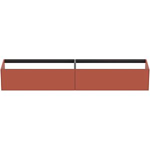 Ideal Standard Conca vanity unit T4333Y3 240x50.5x36cm, without vanity top, 2 pull-outs, Sunset matt lacquered