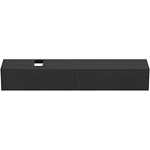 Ideal Standard vasque Conca T4334Y4 240x50.5x37cm, avec découpe, 2 tiroirs, placage chêne flammé