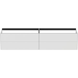 Ideal Standard Conca vanity unit T4336Y1 240x50.5x54cm, without vanity top, 4 pull-outs, matt white lacquered