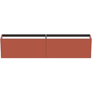 Ideal Standard Conca Waschtisch-Unterschrank T4339Y3 240x37x54cm, ohne Waschtischplatte, 2 Auszüge, Sunset matt lackiert