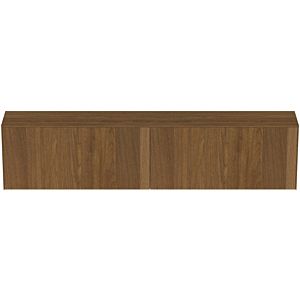 Ideal Standard T4341Y5 sans découpe, 2 tiroirs, 240 x 37 x 55 cm, placage noyer foncé