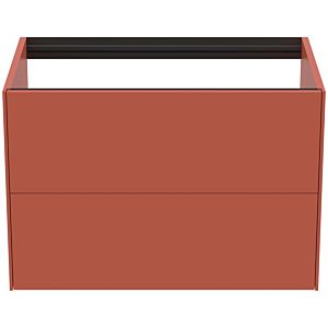 Ideal Standard Conca vanity unit T4356Y3 without vanity top, 2 pull-outs, 80x50.5x54 cm, Sunset matt lacquered