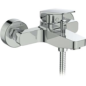 Ideal Standard CeraPlan bath mixer BD258AA exposed, with hand shower set, chrome-plated