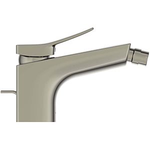 Ideal Standard Mitigeur de bidet Conca BC760GN avec garniture de vidage , projection 133mm, Silver Storm