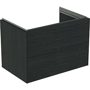 Ideal Standard Conca Waschtisch-Unterschrank T4574Y4 80x50x55cm, 2 Auszüge, Eiche geflammt Furnier