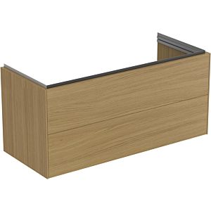 Ideal Standard Conca Waschtisch-Unterschrank T4576Y6 120x50x55cm, 2 Auszüge, Eiche hell Furnier