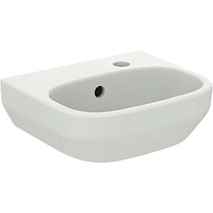 Ideal Standard i.life A Handwaschbecken T466901 35x30x15cm, mit Hahnloch und Überlauf, Hahnbank rechts, weiß
