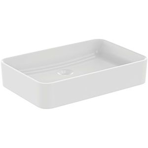 Ideal Standard Conca top bowl T3698V1 without tap hole and overflow, square 600 x 400 mm, silk white