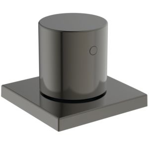 Ideal Standard Joy Neo kit de finition A7568A5 pour vanne multivoies, rosace carrée, Gris Magnétique