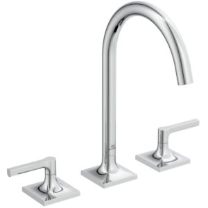 Ideal Standard Joy Neo 3-hole washbasin mixer BD146AA lever handles, projection 168mm, without waste set, chrome