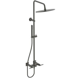 Ideal Standard Joy Neo two-handle shower system BD159A5 with single-lever shower mixer, lever handles, magnetic grey
