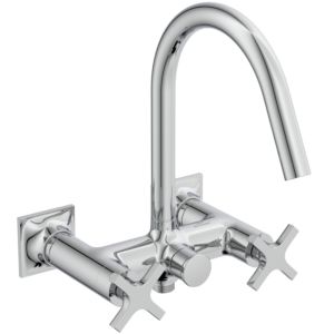 Ideal Standard Joy Neo two-handle bath mixer BD160AA surface-mounted, cross handles, projection 190mm, chrome