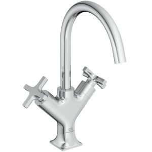 Ideal Standard Joy Neo washbasin two-handle mixer BD152AA cross handles, projection 169mm, without alum set, chrome