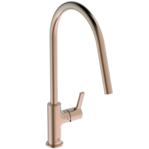Ideal Standard Gusto kitchen tap BD408J4 sunset rose, with high pipe spout