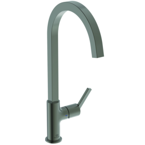 Ideal Standard Gusto kitchen tap BD411A5 magnetic gray, with high square pipe spout