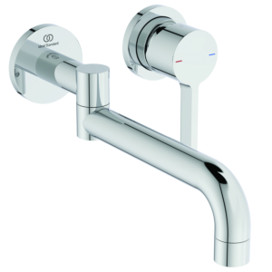 Ideal Standard Gusto mitigeur de cuisine mural BD426AA chromé , encastré, kit 2